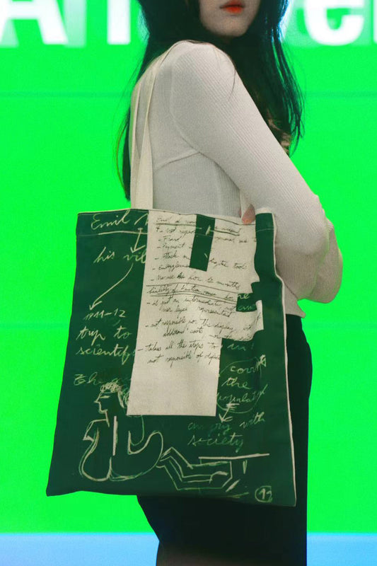 Green Tote bag